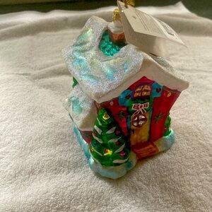 Christopher Radko Christmas Cottage (Red) #00-274-0 Vintage Retired